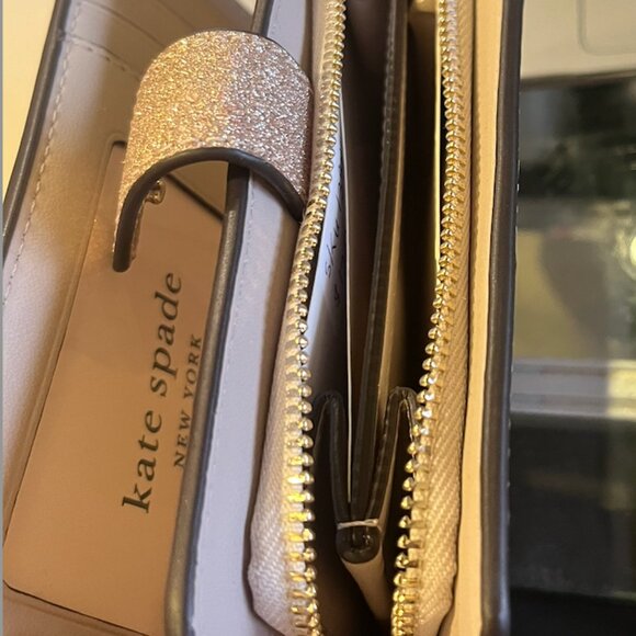 Blinkly Pink Kate Spade Wallet (New with Box) - Picture 4 of 4